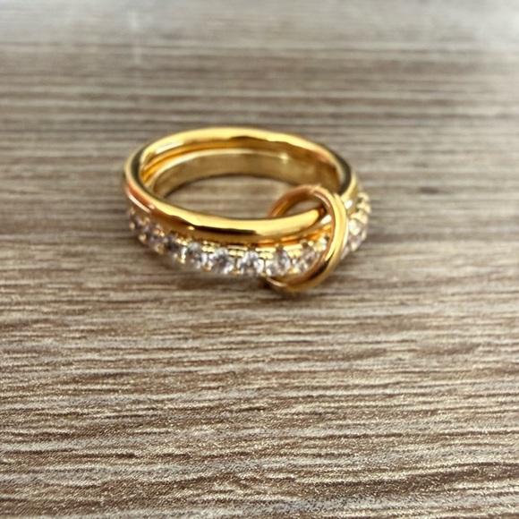 Gold  Women's Ring N1179 - Picture 4 of 4